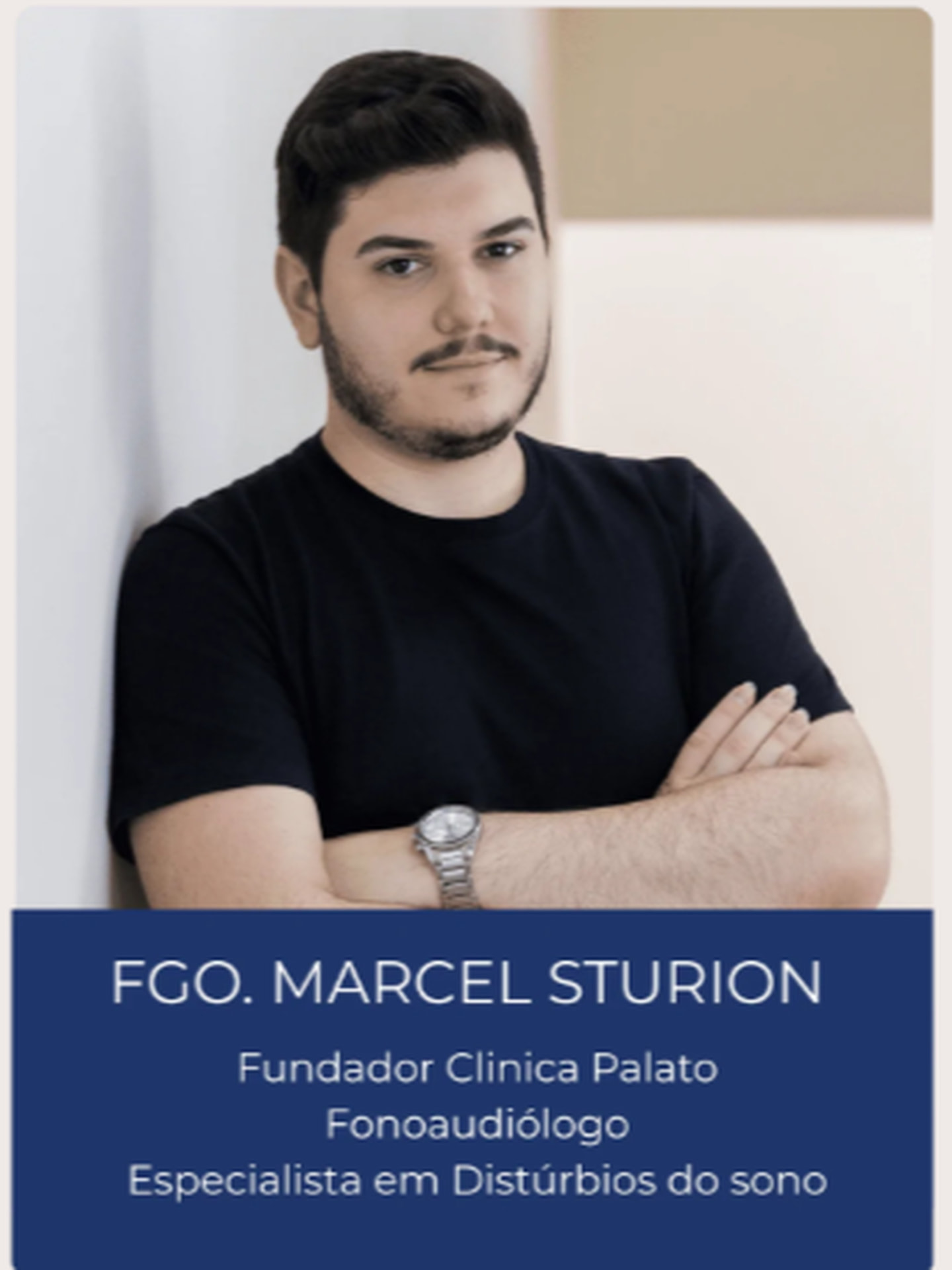 Retrato de profissional da Clínica Palato